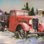 Frozen morning
Medium: Watercolor-
transparent and opaque
Size: 17"x 14.5" Matted and Framed
$ 350.00